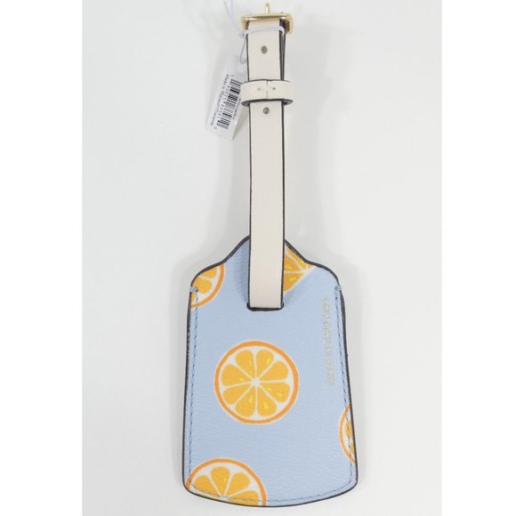 Coach Orange Blue Luggage Tag NWT 3343 - Picture 2 of 3